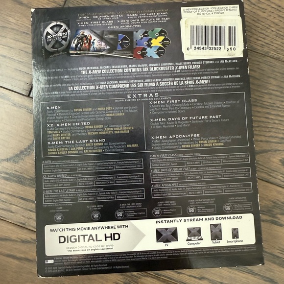 X-Men Collection Blu-Ray Set - Picture 2 of 10